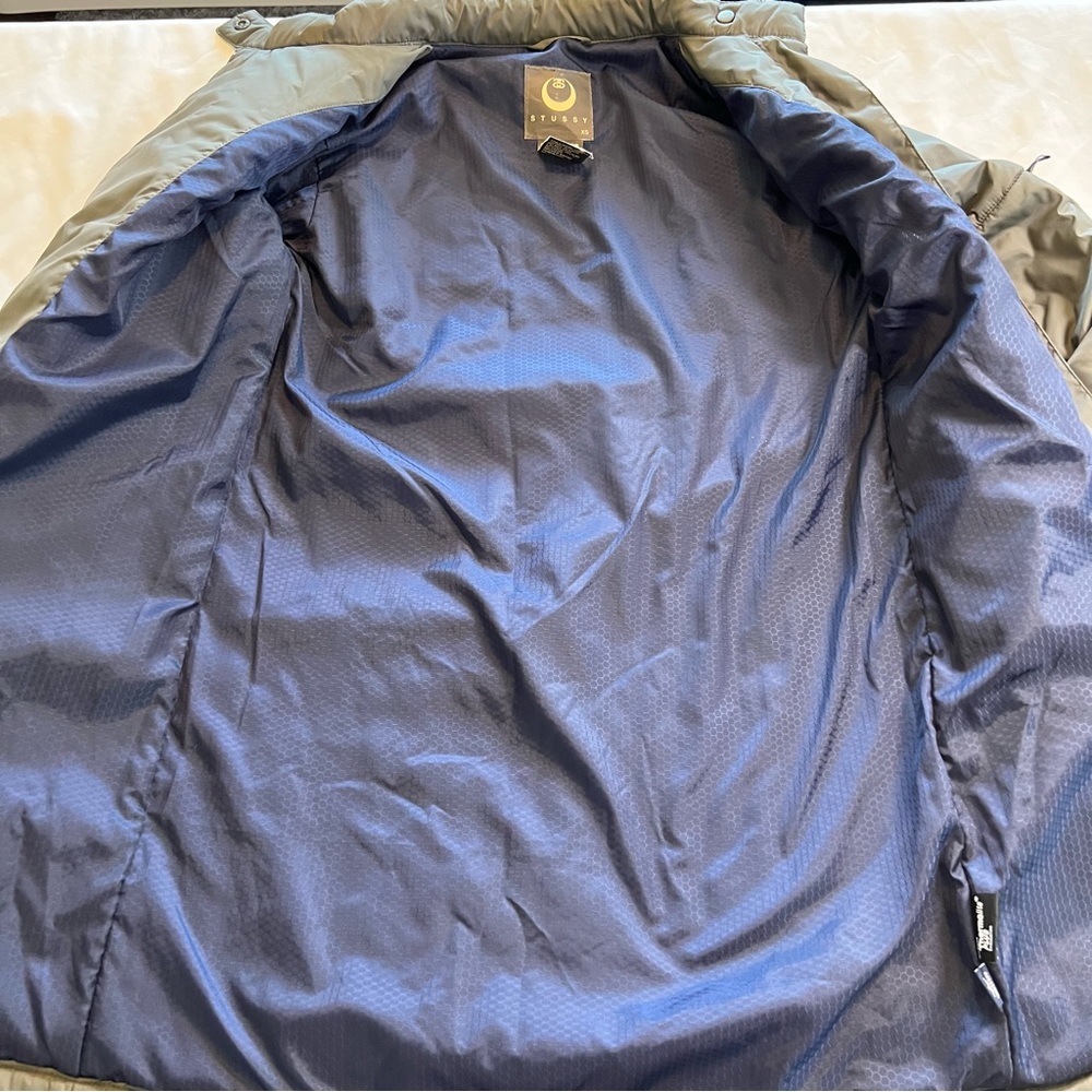 🎉HP🎉 NEW NWT NOS Vintage Stussy Thermolite Jacket Long Parka Full Zip SIZE XS - Picture 6 of 16